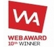WA(WEB AWARD) 10th WINNER-웹어워드코리아 로고